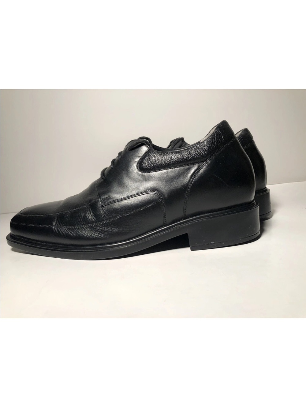 QUDUMARU HAND MADE MENS KOREAN Dress Shoes BLACK Lace Up (US 8.5) (Korean 265EE)
